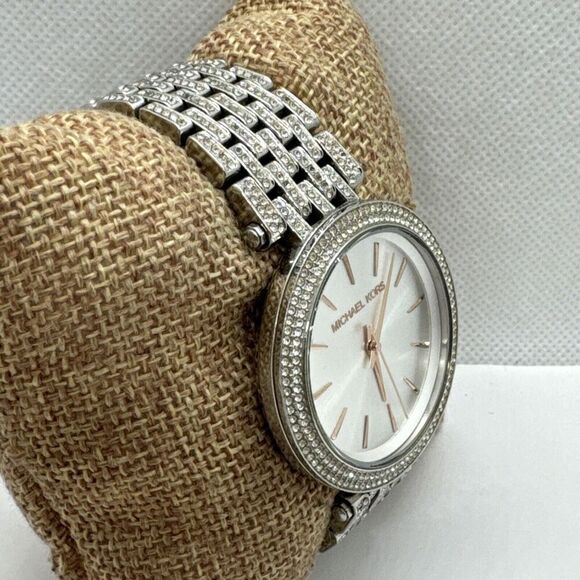 Michael Kors Darci MK3203 Women Silver Stainless Steel Analog Dial Watch JNA607
